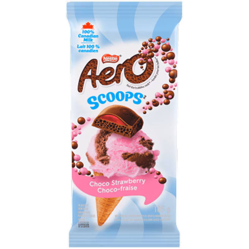 nestle aero choco strawberry