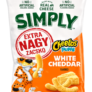 Cheetos white cheddar sajtos csipsz (chips) extra nagy zacskó