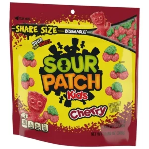 Sour Patch Kids Cherry 308 g – Extra savanyú, cseresznyés amerikai gumicukor